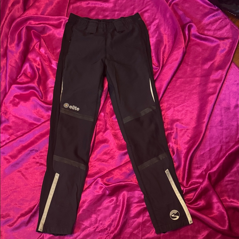 Showers pass size small delete waterproof performance fabric Black  Track Pants